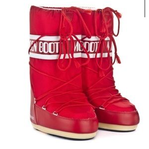 Moon Boot Nylon Red The Icon Women